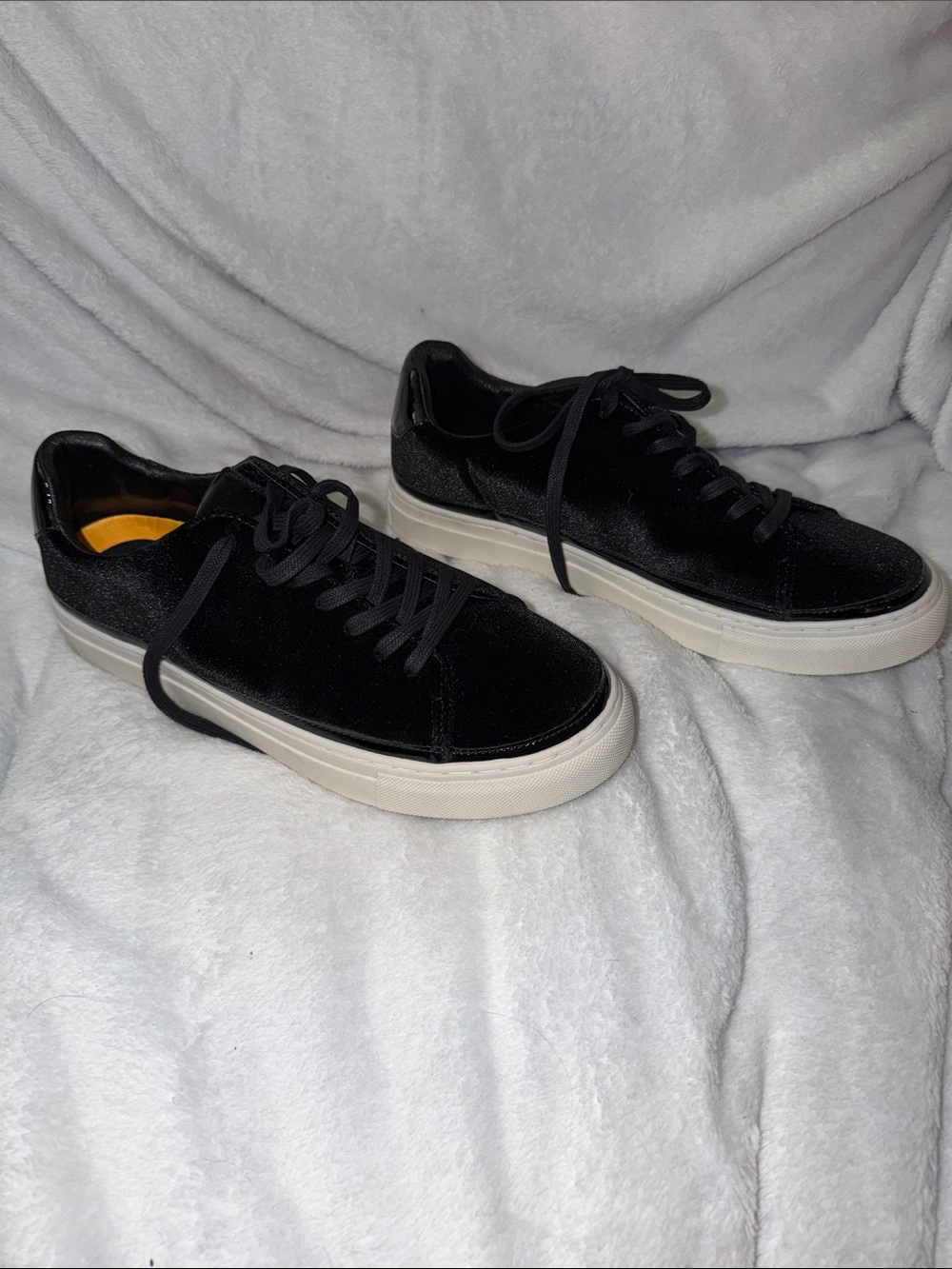 Mix No. 6 Black Low-Top Sneakers with White Sole